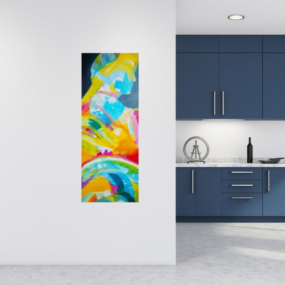 Image 1 of Acrylic painting #sophia 38x100cm
