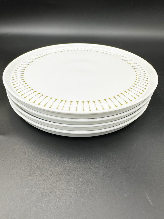 Image 1 of 4 x porseleinen borden Melitta Hamburg Jaren 70