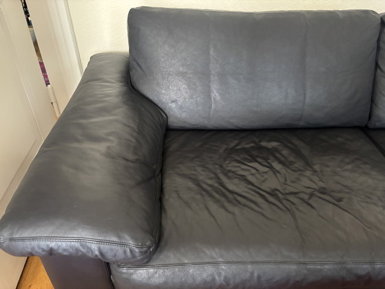 COR Conseta – 3-zits lederen bank – donkerblauw – designklassieker – 3-5 zitsbanken, Leather (photo 4 of 5)