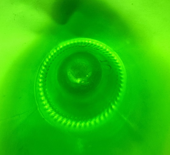 Image 1 of Satz von 2 alten Glasflaschen (VEBAU 54L & 10L, Italien)