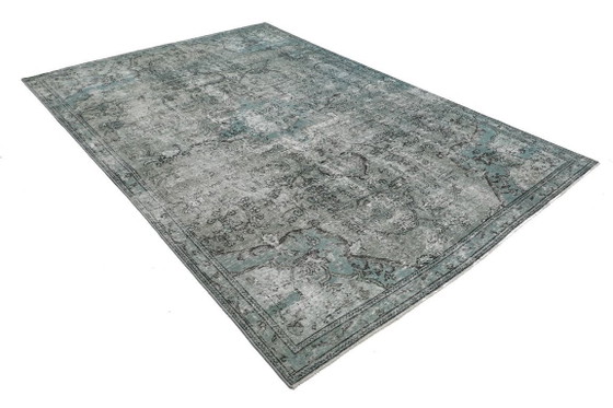 Image 1 of Hand-knotted vintage art rug 190x285