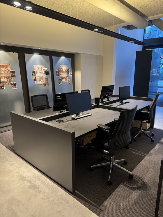 Image 1 of Drentea X Vepa Büroeinheit bestehend aus 4 Schreibtischen