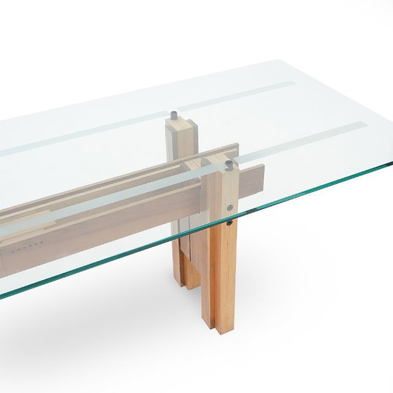 Image 1 of Eettafel "Cangrande" van Franco Poli voor Bernini, jaren 70.