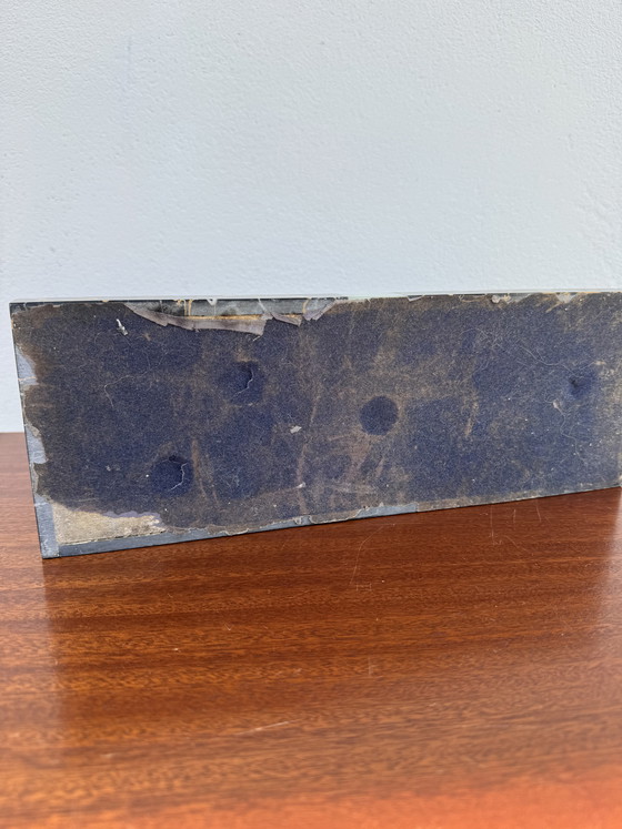 Image 1 of Statua di cane Art Déco in marmo e lega di zinco