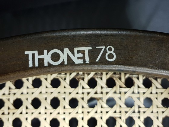 Image 1 of 4 Thonet stoelen model Long John uit 1978