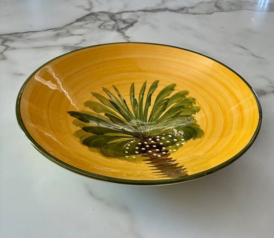 Runde Keramikschale in Palmenform, Kerzenhalter – Poterie le Photophore, Geschirr, Ceramic (photo 2 of 7)