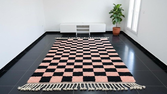 Image 1 of Traditioneller, handgeknüpfter Teppich aus reiner Wolle, Größe 100/200 cm