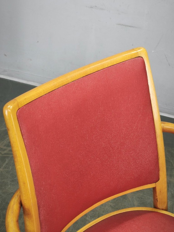 Image 1 of Ligna Adjustable Swivel Office Chair, Czechoslovakia, 1950s