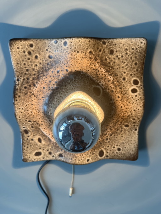 Fat Lava ceramic wall lamp