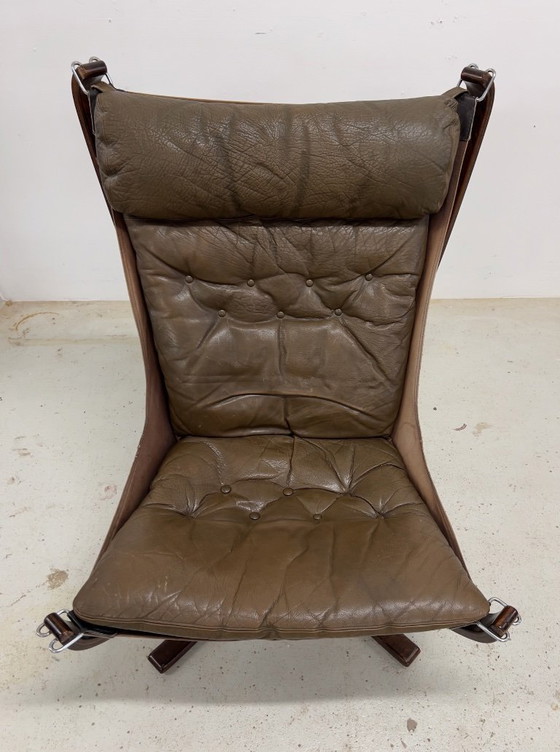 Image 1 of Sedia Falcon di Vatne Møbler, Norvegia, anni '70.