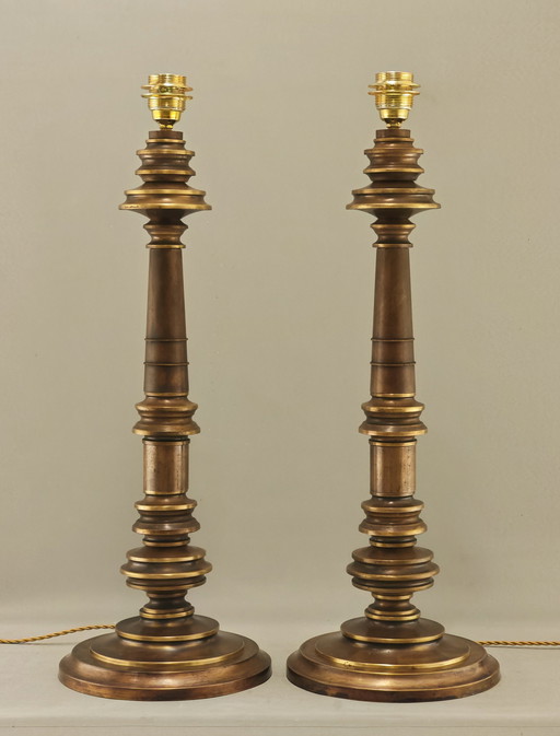 Pair of vintage Sciolari table lamps