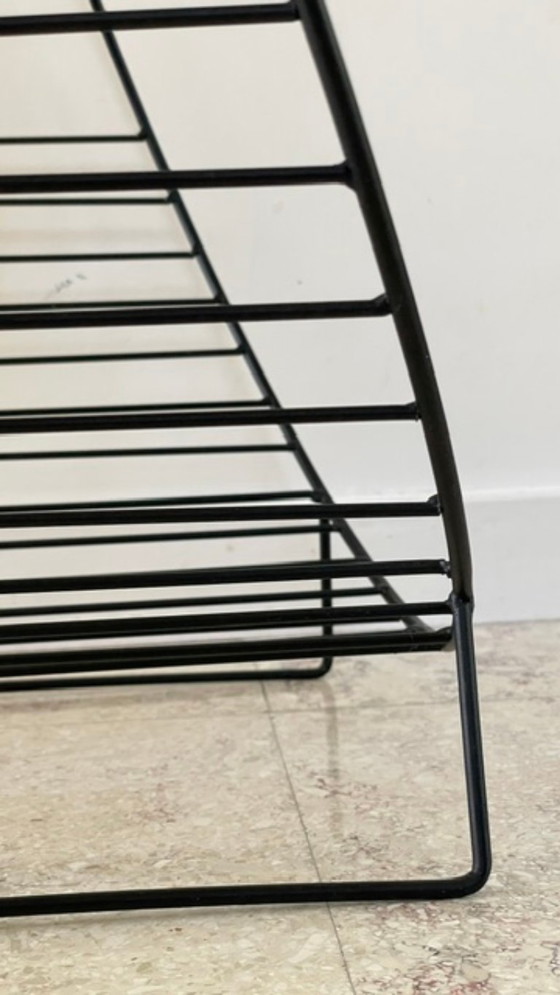 Vintage Magazine Rack Log Holder – Metal (photo 21 of 44)