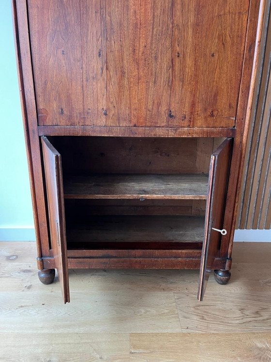Secrétaire / Cabinet Allemand Antique 1800 – Bureaux, Wood (photo 7 of 8)