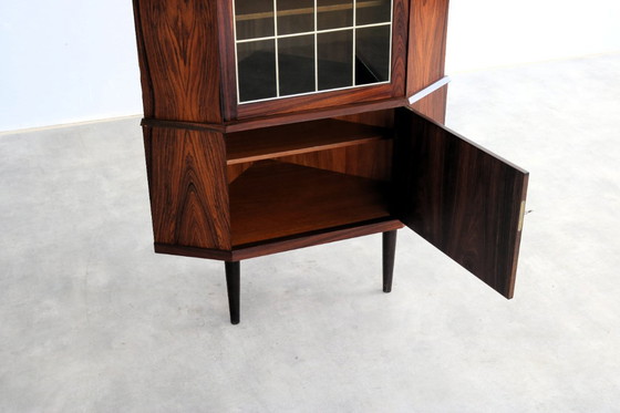 Image 1 of Vetrina/mobile angolare danese d'epoca