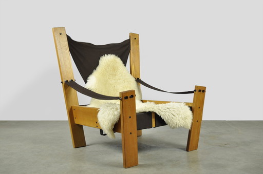 Fauteuil hollandais unique au design vintage par John de Haard, 1960s