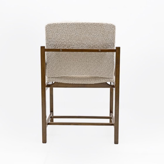 Image 1 of Set van vijf Vittorio Rossi eetkamerstoelen voor Lorenzon Italia, jaren 60.