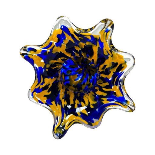 Chřibská Sklárna Vase Josef Hospodka Vintage Kunstglas 1960er/1970er Jahre.