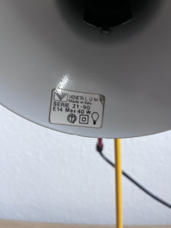 Image 1 of Vintage Veneta Lumi Z1-90 tafellamp | Memphis-stijl | Italiaans design uit de jaren 80/90 | Meerkleurig