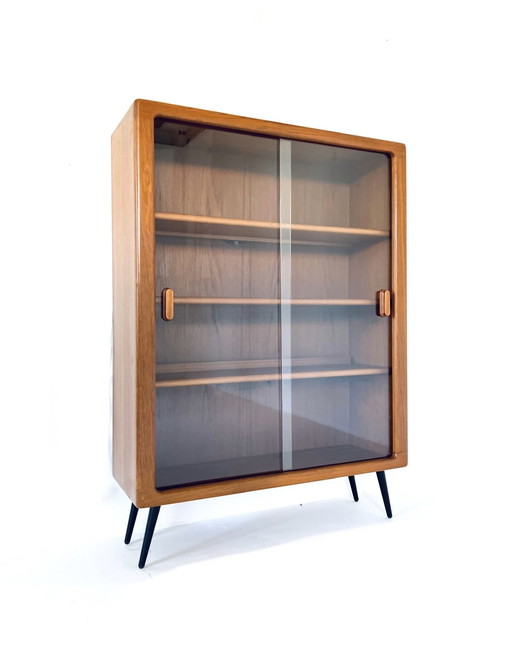 Vitrine lumineuse vintage, Silkenborg Møbelfabrik '70