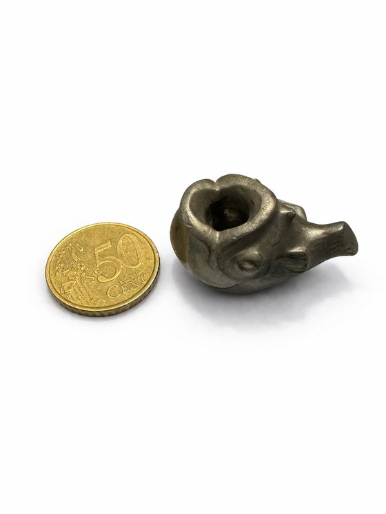 Image 1 of Just Andersen Fish Sculpture Danish Art Deco 1930s Metal Small Decorative Object Scandinavian Design