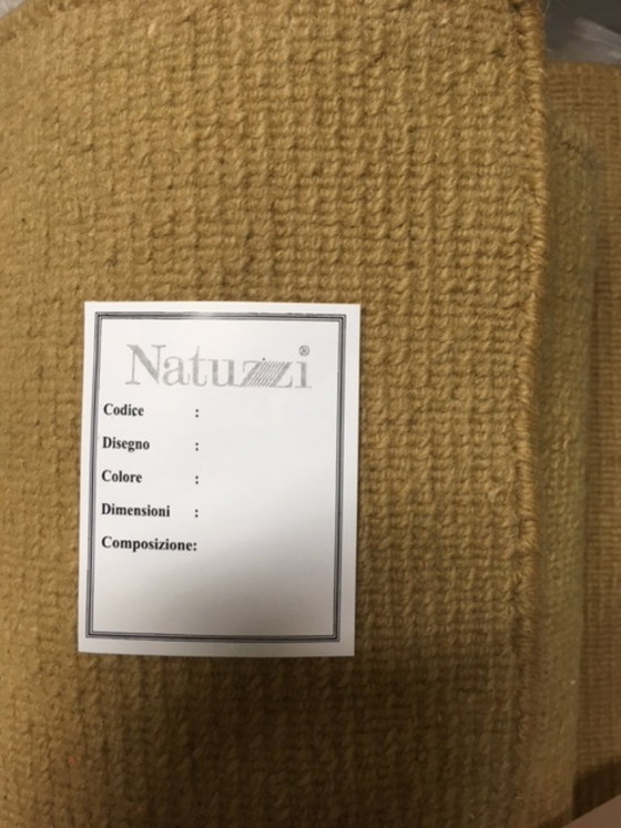 Image 1 of Alfombra de lana Natuzzi de 170x240 cm, color beige/camel.