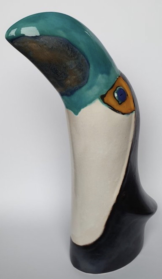 Image 1 of Toekan, keramiek, ontwerp Slawomir Budka (39 cm)