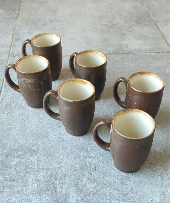 Image 1 of Tazas grandes de gres Quimper Francia