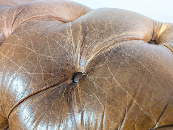 Image 1 of 2x Original handgefertigte Chesterfield Sessel England 1920 Antik