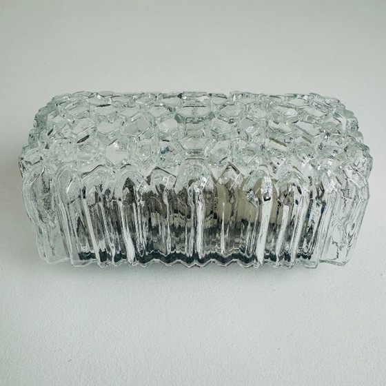 VINTAGE SMALL LIMBURG WALL LIGHT – Glass (photo 4 of 10)
