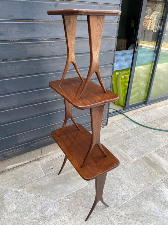 Image 1 of Set of 3 nesting tables by Raphaël Raffel Raphael Scandinavian style vintage 60s 1960