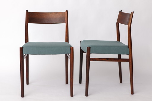 Paar palissander eetkamerstoelen van Arne Vodder voor Sibast, jaren 1960 - Deens Mid Century