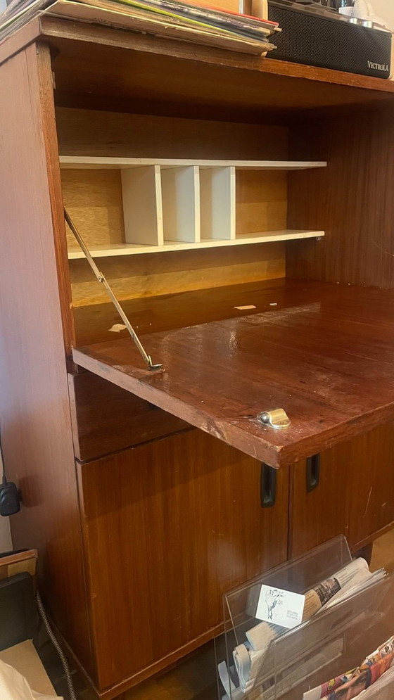 Beautiful vintage wooden cabinet design - 1960 Cees Braakman, Display cabinets, Brown (photo 4 of 11)
