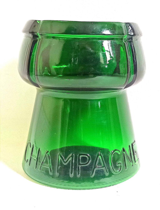 Champagne bucket, cork shape Height 26 cm