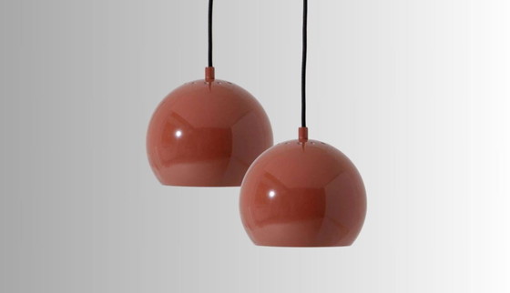 Image 1 of Lámpara colgante Frandsen Ball Ø18 - Rojo brillante