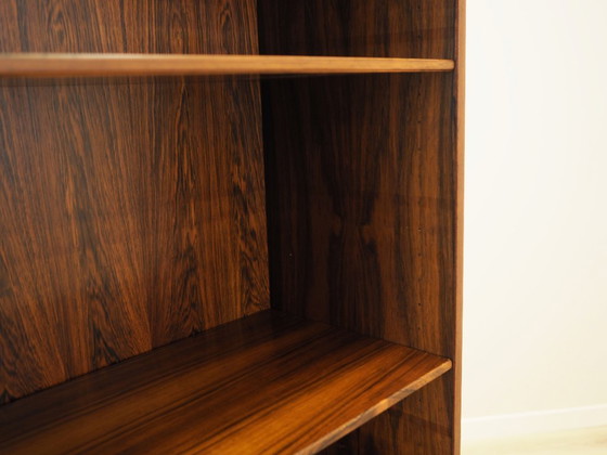 Danish rosewood veneered shelving unit on splayed legs, 1960s – Bookcases (photo 8 of 8)