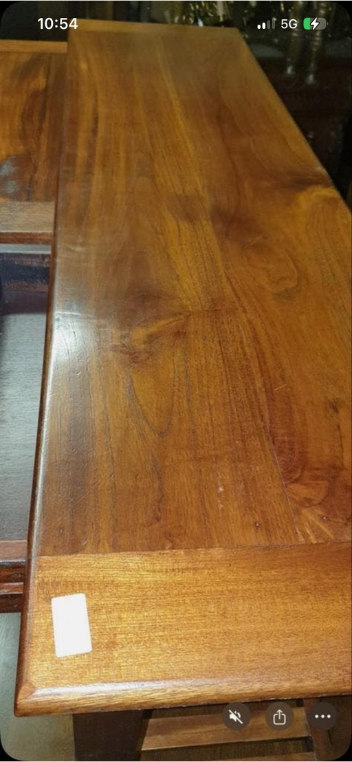 table d'appoint en bois de teck