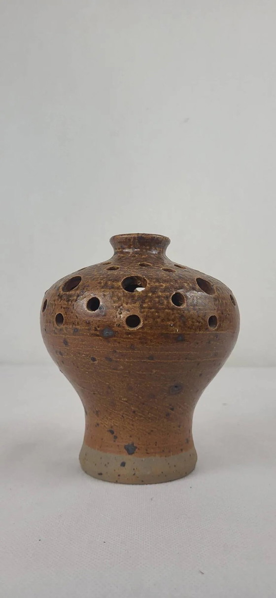 Blumenvase aus Steingut – Vasen, Porcelain, Vintage (photo 6 of 6)
