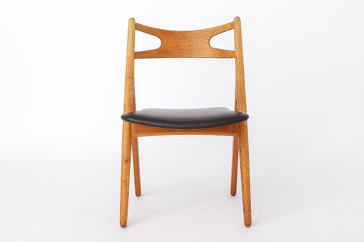 CH29 Sawbuck Chair von Hans J. Wegner für Carl Hansen & Søn | Dänische Eiche | 1960er Jahre