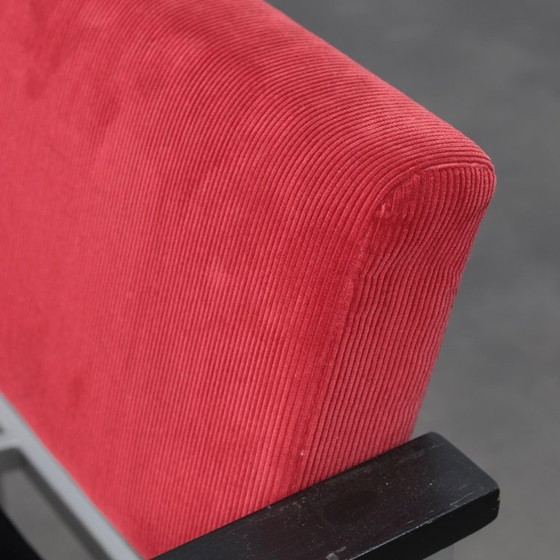 Nederlandse minimalistische fauteuil, jaren 60 – Textile (photo 8 of 8)