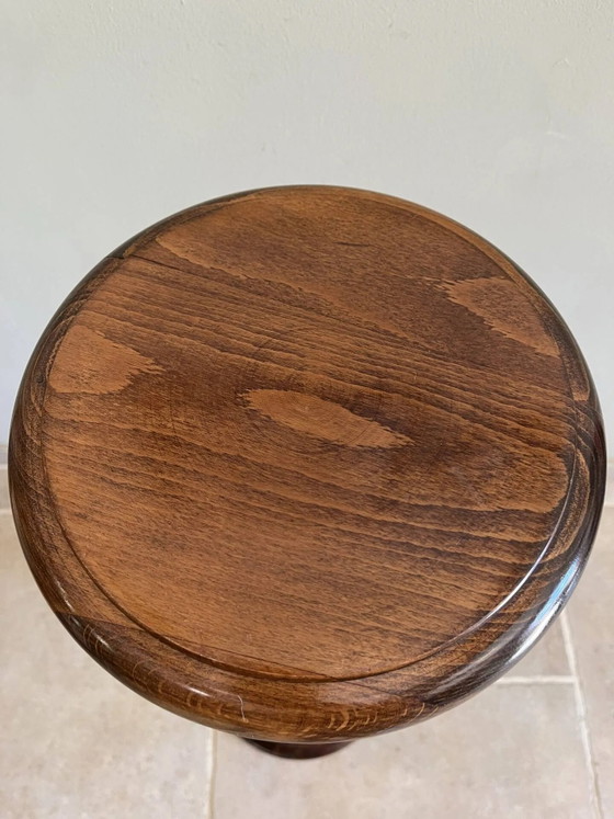 Sgabello in legno intagliato – Colonne, Wood, Vintage (photo 6 of 11)