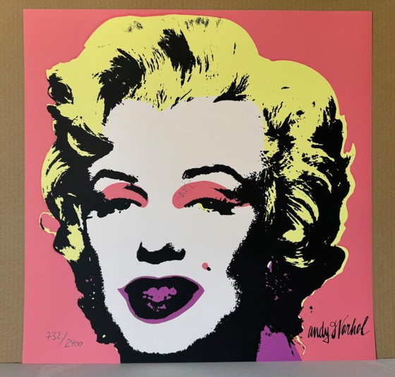 Image 1 of 1986 Carnegie Museum of Art After Andy Warhol "Cream - Hand Numbered" Lithograph