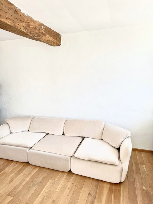 “Confidential” 3-Seater Sofa Designed by Alberto Rosselli for Saporiti