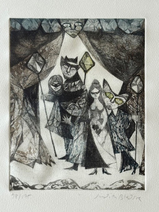 Acquatinta di Judith Bledsoe