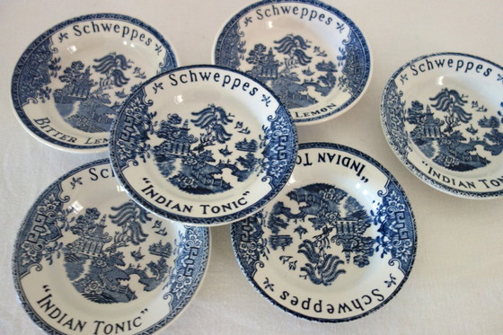 Image 1 of 6 coupelles Schweppes ramasse monnaie vintage