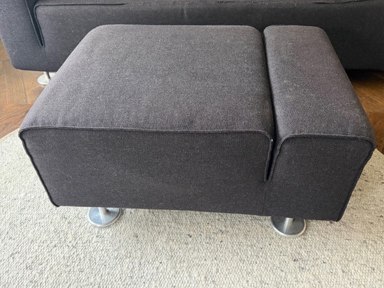 Dark grey fabric sofa with ottoman, Design on Stock, Couches, Textile, Metal, Modern (photo 4 of 5)