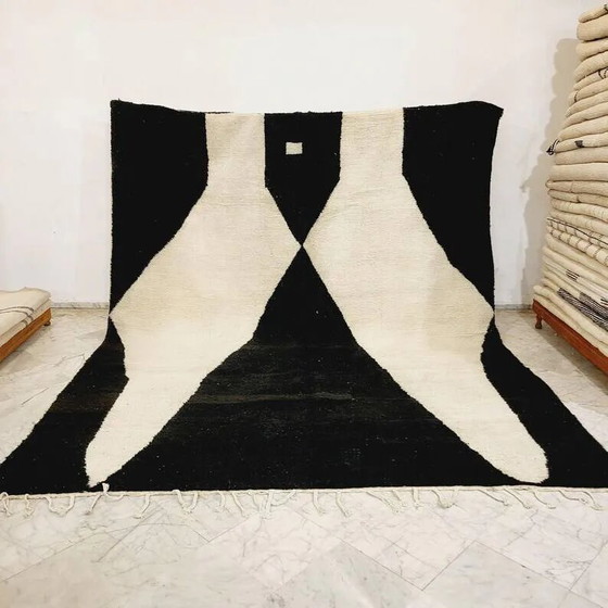Handgemaakt Marokkaans vloerkleed 200cm x 300cm – Vloerkleden en tapijten, Wool, Modern (photo 2 of 8)