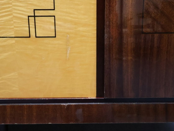 Image 1 of Vintage Wardrobe | 1960s | Duotone Wood Veneer