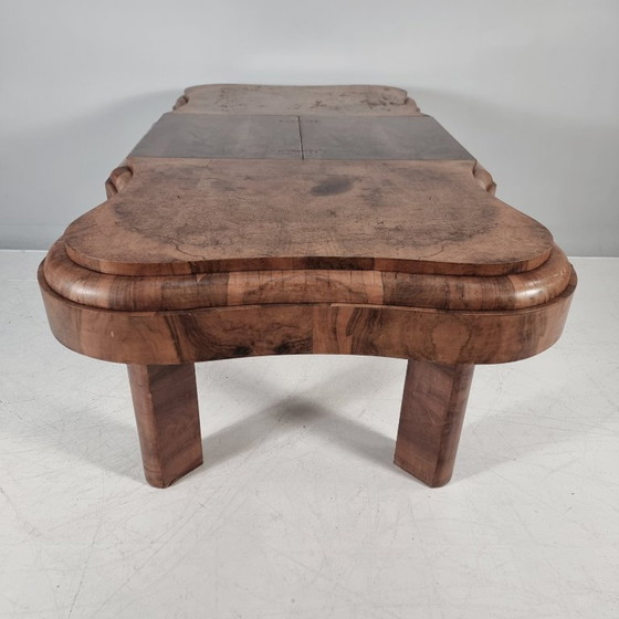 Mesa de madera Art Déco, años 40 – Mesas de comedor (photo 3 of 13)