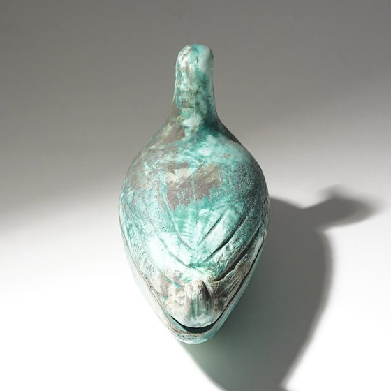 Image 1 of Scatola in ceramica a forma di uccello, anni '60