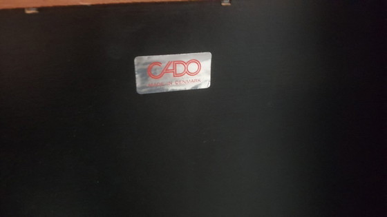 Image 1 of Zeer grote modulaire Deense teakhouten wandkast van Poul Cadovius voor Cado 1960.